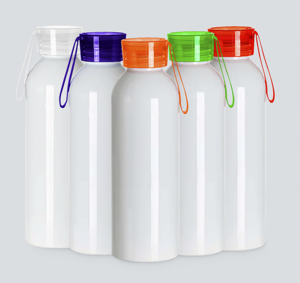 Botella Tapa Rosca Sport de Aluminio 650 ml