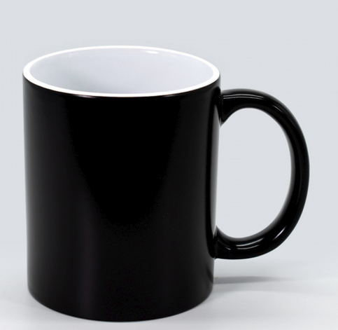 Tazón para Sublimación Cambia Color Negro 11oz Estandar